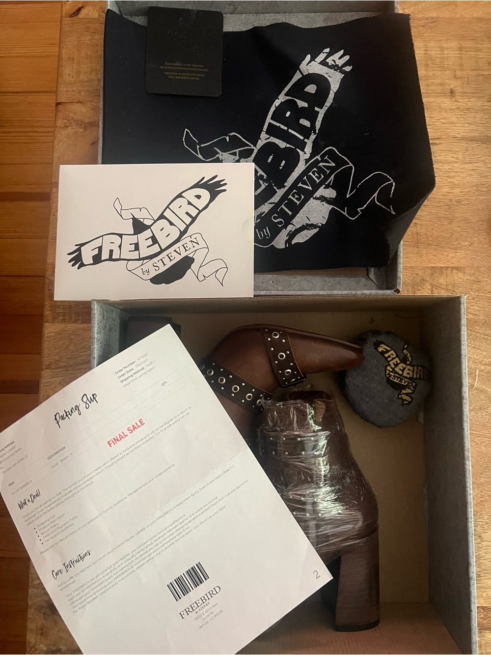 Freebird by Steven Brown Leather Ankle Booties with Stud Accents
